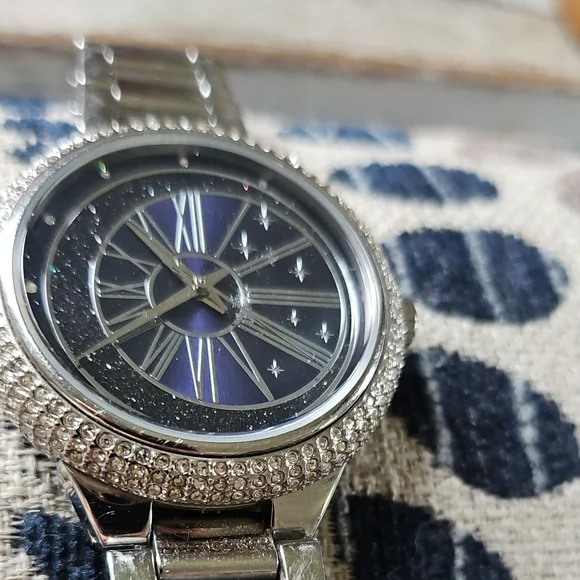 Michael Kors Accessories Michael Kors Silver And Purple Watch